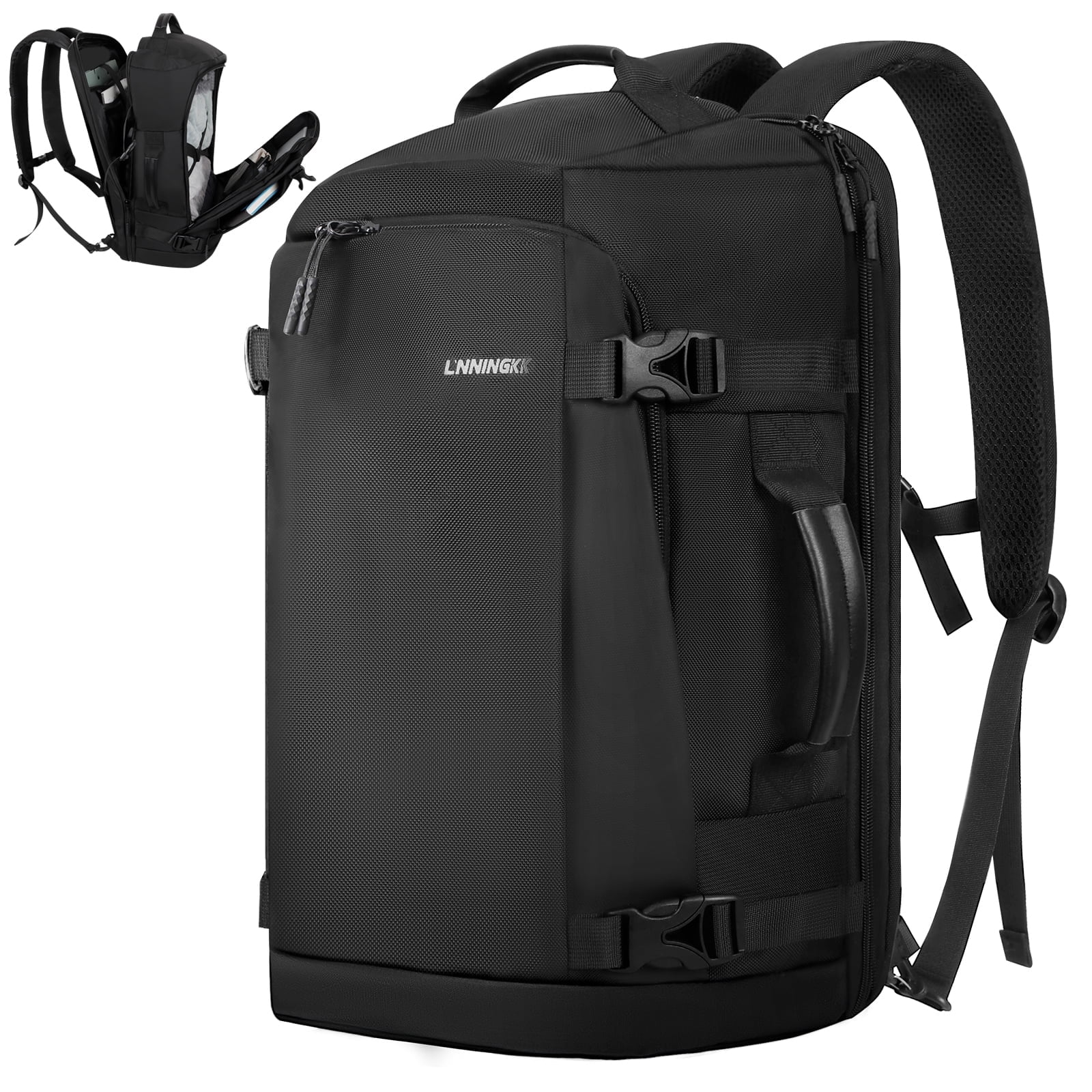 40L Travel Backpack for Men, Carry On Luggage Hand Water Resistant  Lightweight Business Rucksack, TSA Friendly Flight Approved, Large Daypack  Fits ...
