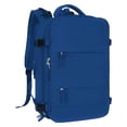 thumbnail image 1 of Travel Backpack, 45L Carry On with Laptop Compartment USB Port Waterproof(Blue-1,45x30x20cm), 1 of 5