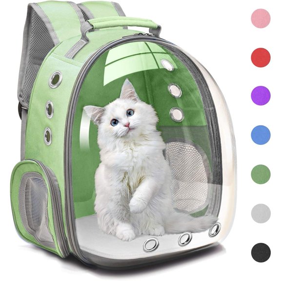 Travel Backpack Bubble Carrying Bag for Small Medium Dogs Cats, Space Capsule Pet Carrier Dog for Hiking, Airline Approved