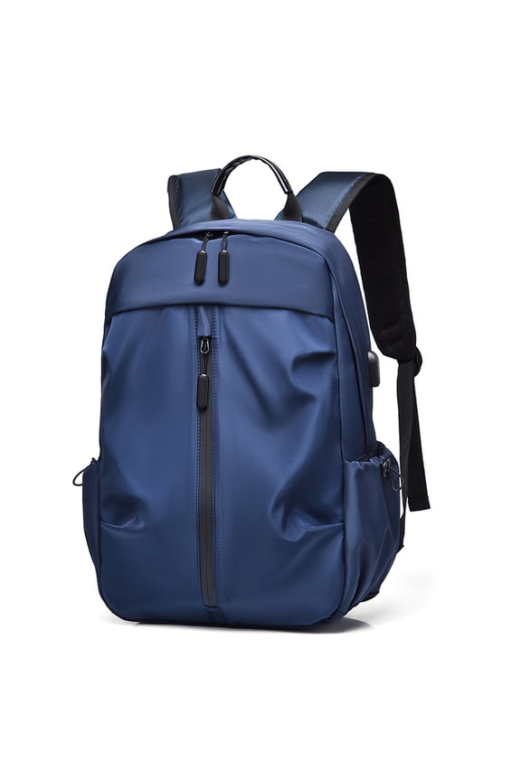 Travel Backpack, Casual Multi Pocket Daypack for Work, School and Daily Use, Lightweight Commuter Backpack with Front Zip Pocket, Side Pockets and Top Handle, Gray