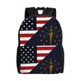 thumbnail image 1 of Travel Backpack For Women/Men America Indiana Flag Carry On Backpack With Laptop Compartment Travel Backpack, 1 of 7