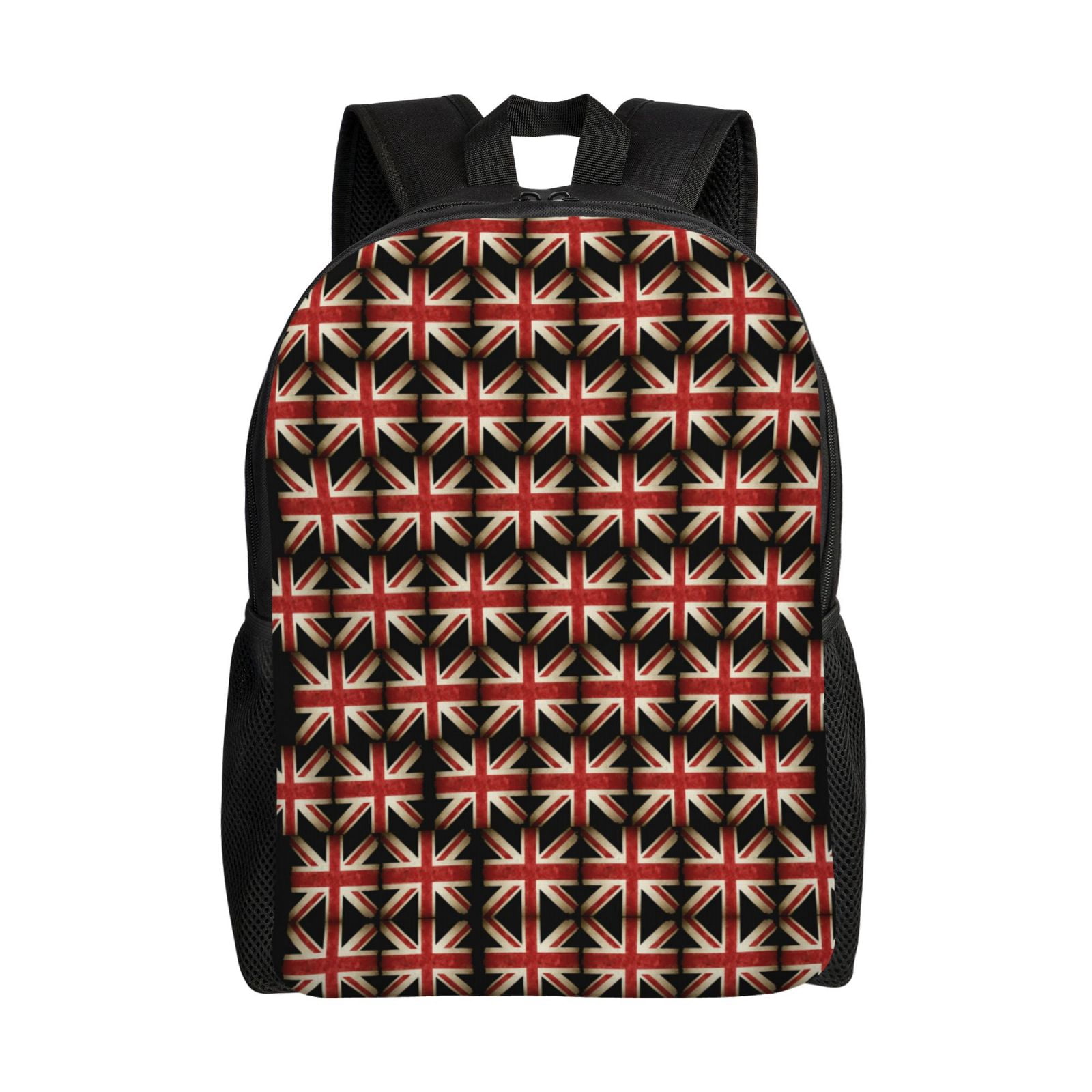 british flag laptop backpack FHEBNDS Vintage Union Jack for Men Women College Backpack Bag Casual Daypack Hiking Travel Bag : Clothing, Shoes & Jewelry check lining Broad Bay United Kingdom Flag