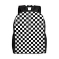 thumbnail image 1 of Travel Backpack For Women/Men Checkerboard Black And White Carry On Backpack With Laptop Compartment Travel Backpack, 1 of 7