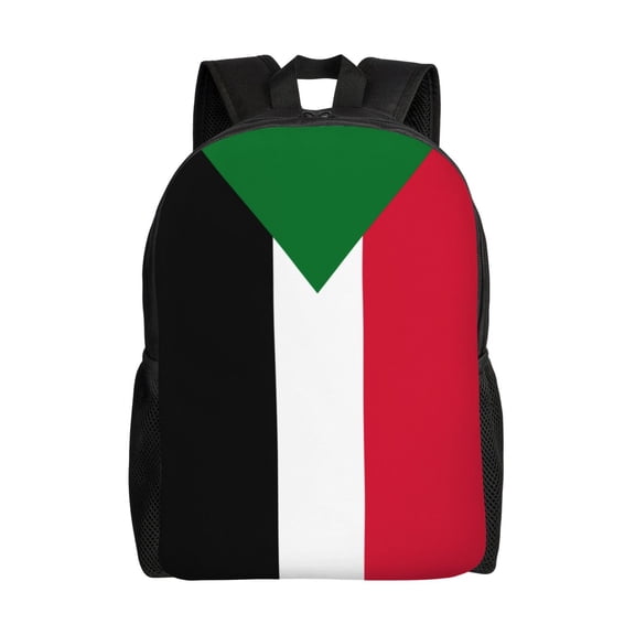 Travel Backpack For Women/Men Flag Of Sudan Carry On Backpack With Laptop Compartment Travel Backpack