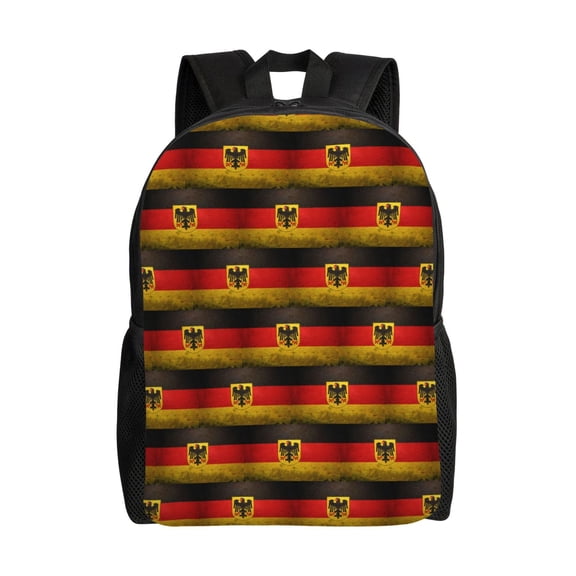 Travel Backpack For Women/Men German Eagle Flag Carry On Backpack With Laptop Compartment Travel Backpack