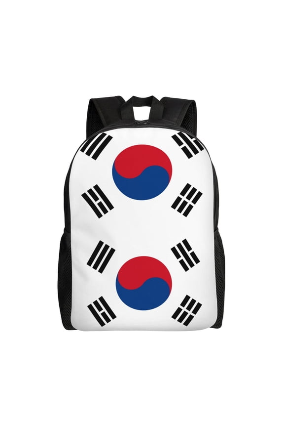 Travel Backpack For Women/Men Korean Flag Carry On Backpack With Laptop Compartment Travel Backpack