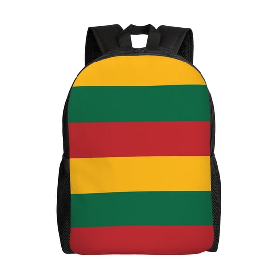 Travel Backpack For Women/Men Lithuanian Flag Carry On Backpack With Laptop Compartment Travel Backpack