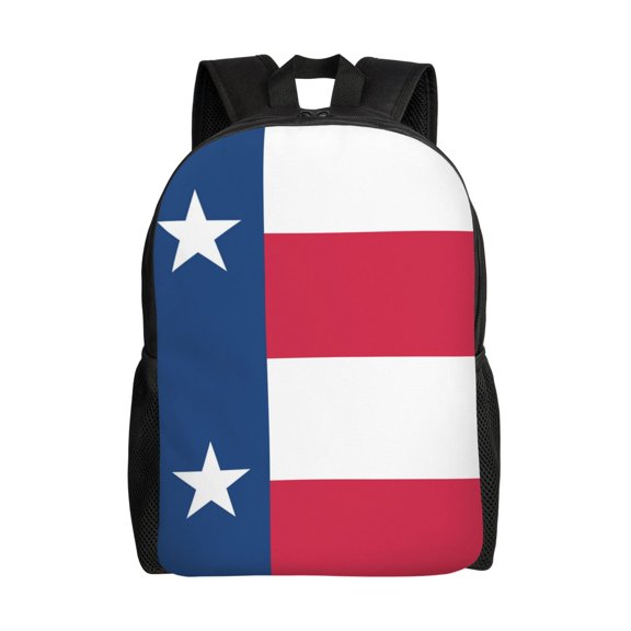 Travel Backpack For Women/Men Lone Star Texas Flag Carry On Backpack With Laptop Compartment Travel Backpack