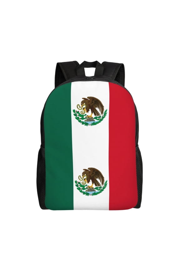Travel Backpack For Women/Men Mexico Flag Carry On Backpack With Laptop Compartment Travel Backpack
