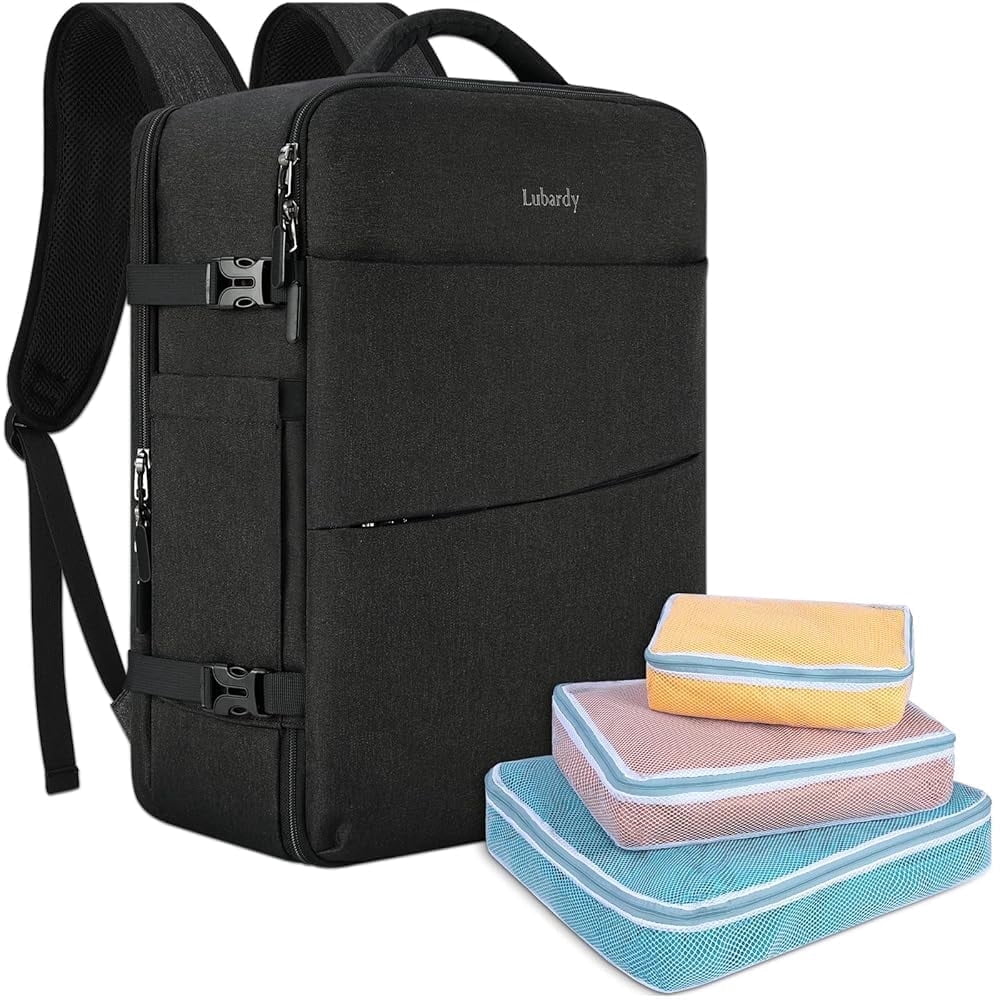Travel Backpack for Men Women 17 Inch Flight Approved Carry 
