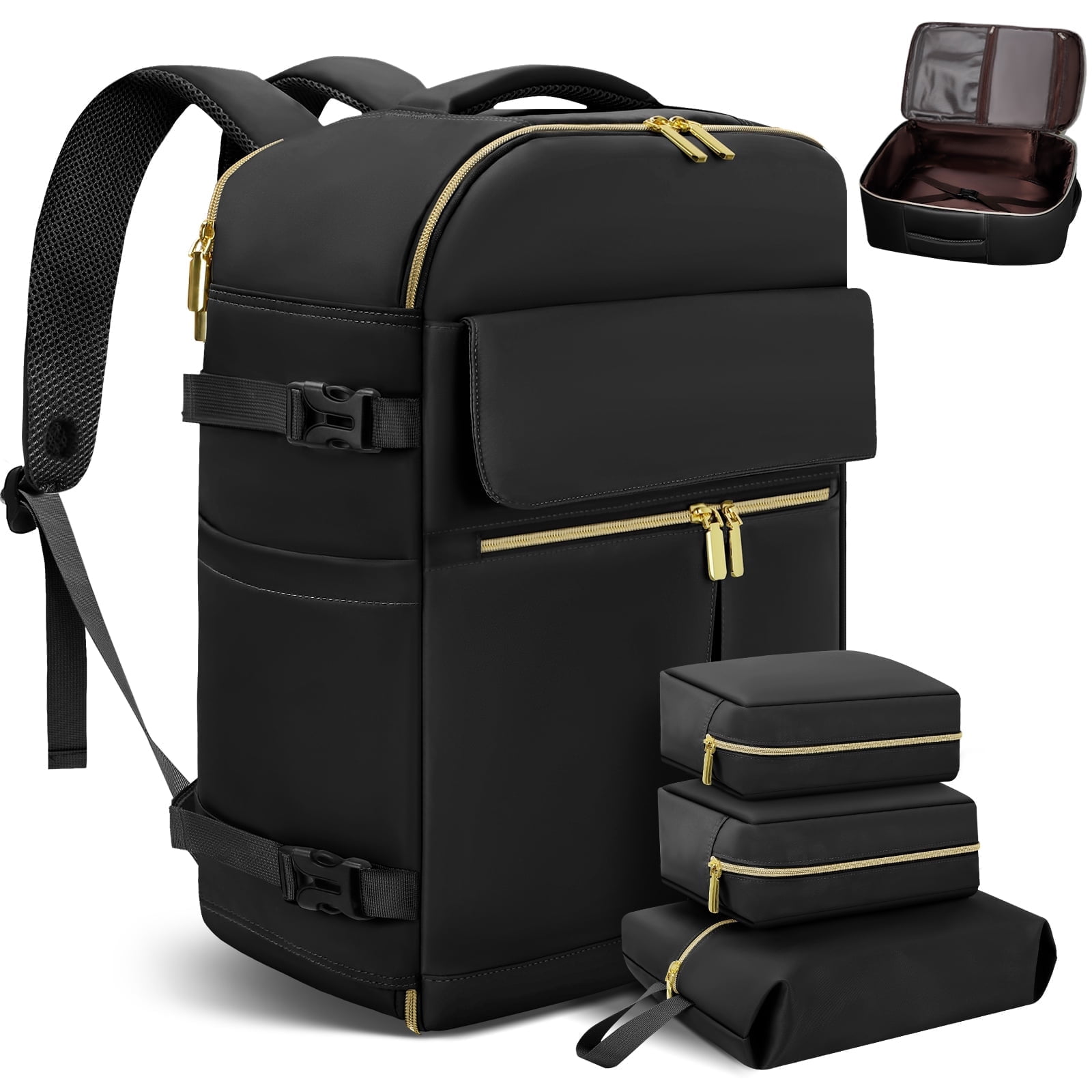 40L Large Travel Backpack for Women Men, 18.9 Inch Carry on  display picture 3