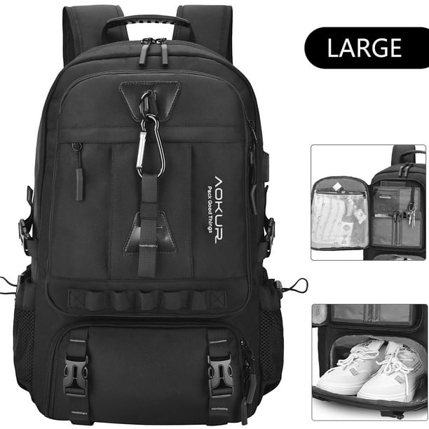 Travel Backpack for Men Women Fits 18.4 inch Laptop with USB Charging