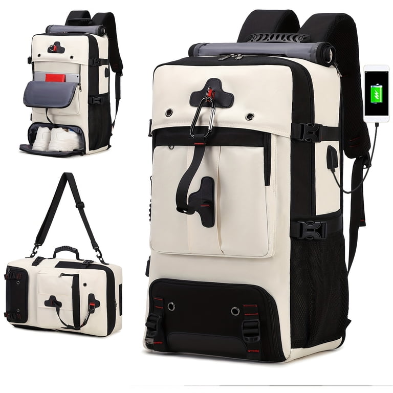 Travel Backpack for Men and Women, Large Carry-On Bag with  display picture 3