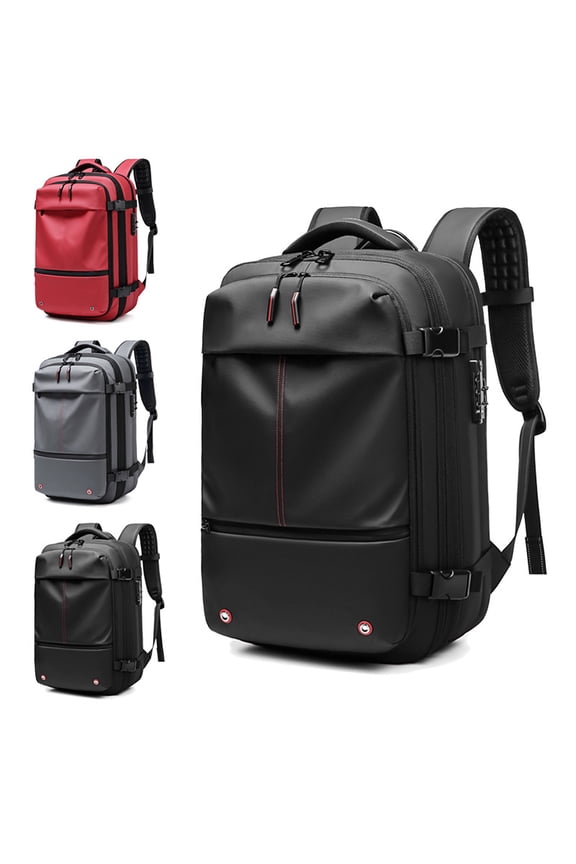 Travel Backpack Men's Business Multifunction Computer Bag Vacuum Compression Large-capacity Backpack,19 Inch