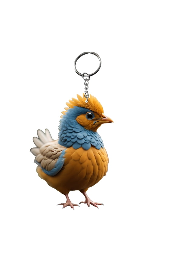 Travel Backpack Rooster Pendant Key Backpack Handicraft Pendant Chicken Keychain Hiking Backpack Personal Item Travel Bag