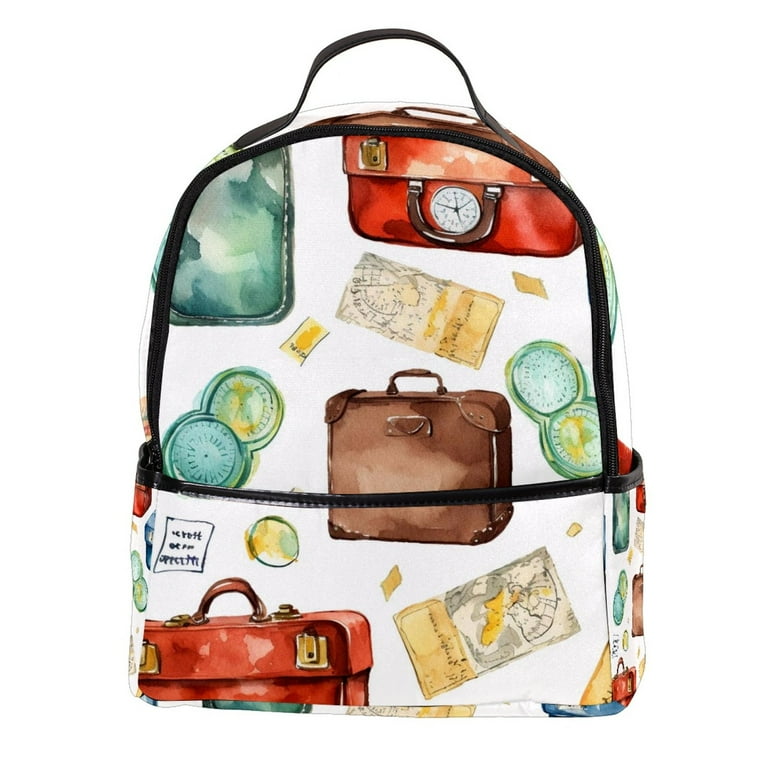 Travel Backpack Small Backpack Carry on Backpack Vintage Suitcase Travel Walmart