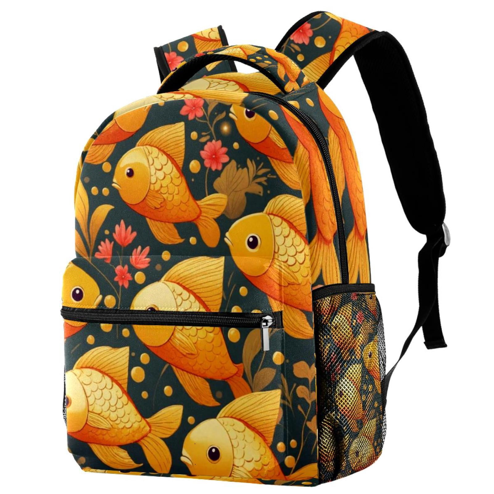 Travel Backpack Teenage Adult Goldfishes Cute Backpacks Travel