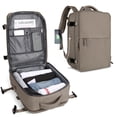 thumbnail image 1 of Travel Backpack for Women Carry on Backpack for Airplanes Traveling Backpack with Shoe Compartment Laptop Backpack for Men Hiking Backpack Gym Backpack Coffee, 1 of 9