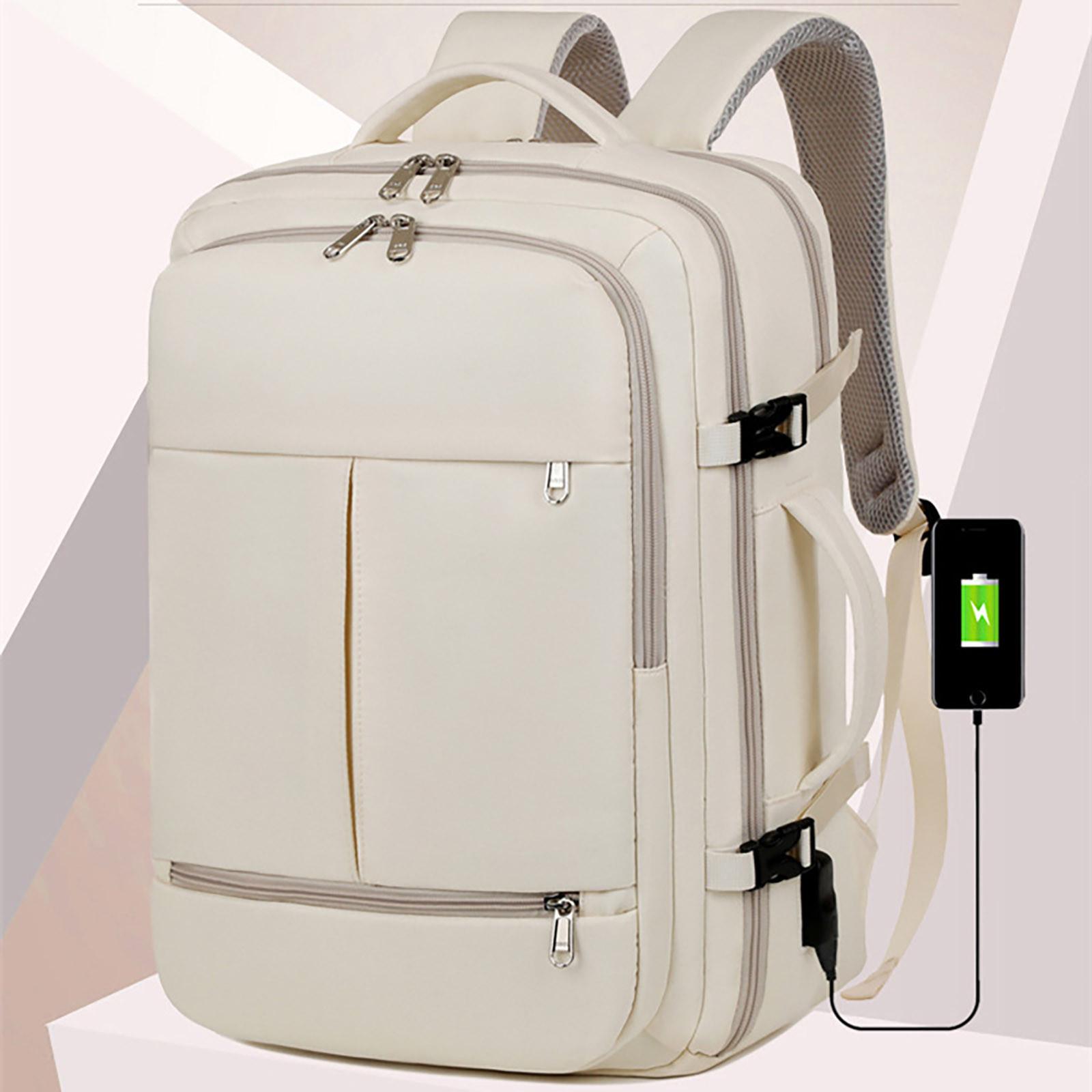 〽️Women Trendy Carry On Backpack Multicolor with Shoe Pouch & USB Charging Port The 19 Best Backpacks for College in 2025, According to  main image 2