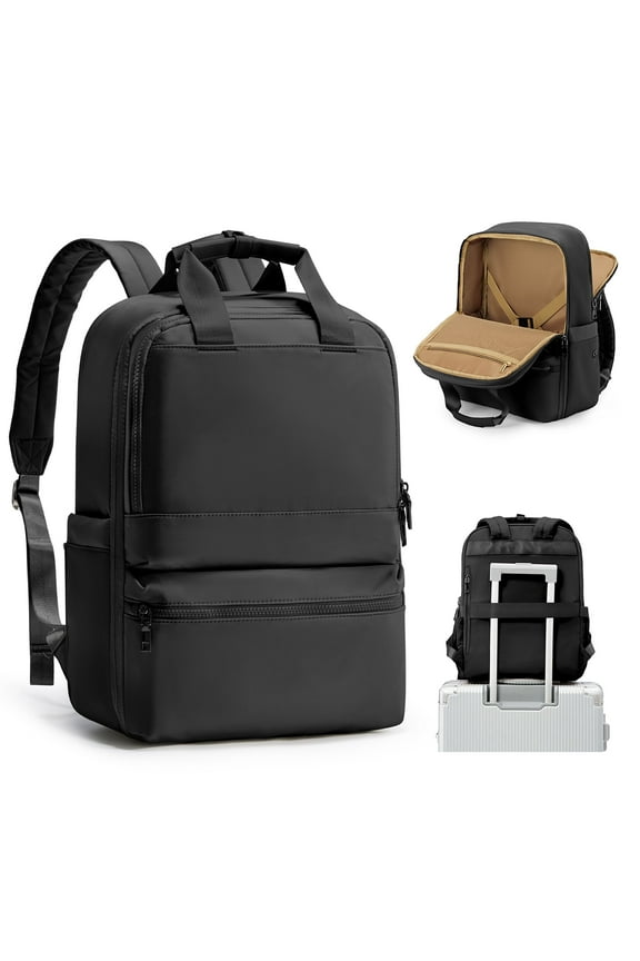 Travel Backpack For Women Men Airline Approved Carry On Bags For Airplanes Black Laptop Backpack Personal Item Backpack For Traveling On Airplane College Backpack With Laptop Compartment