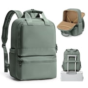 Travel Backpack for Women Men, Airline Approved Carry-On Bags for Airplanes, Green Laptop Personal Item Backpack for Traveling College on Airplane