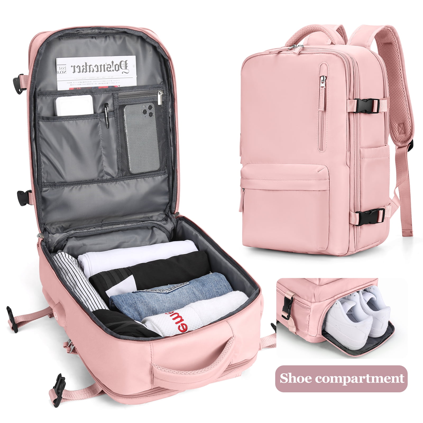 https://i5.walmartimages.com/seo/Travel-Backpack-Women-Men-Carry-On-Traveling-Airplane-Laptop-Shoe-Compartment-Flight-Approved-Personal-Item-Bag-Waterproof-Luggage-pink_ec751bf5-3463-4e55-b73d-0adfcc370ce6.8465f19f987b6015d2fb1fd24279b763.jpeg