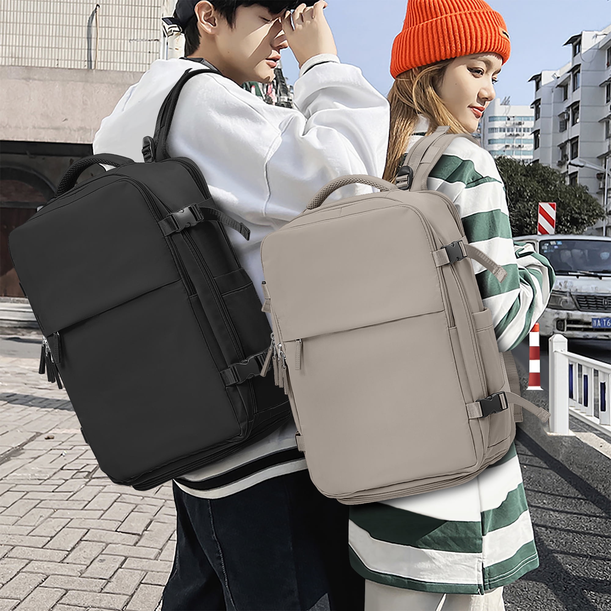 Travel Backpack for Women and Men Carry on Backpack with Shoe