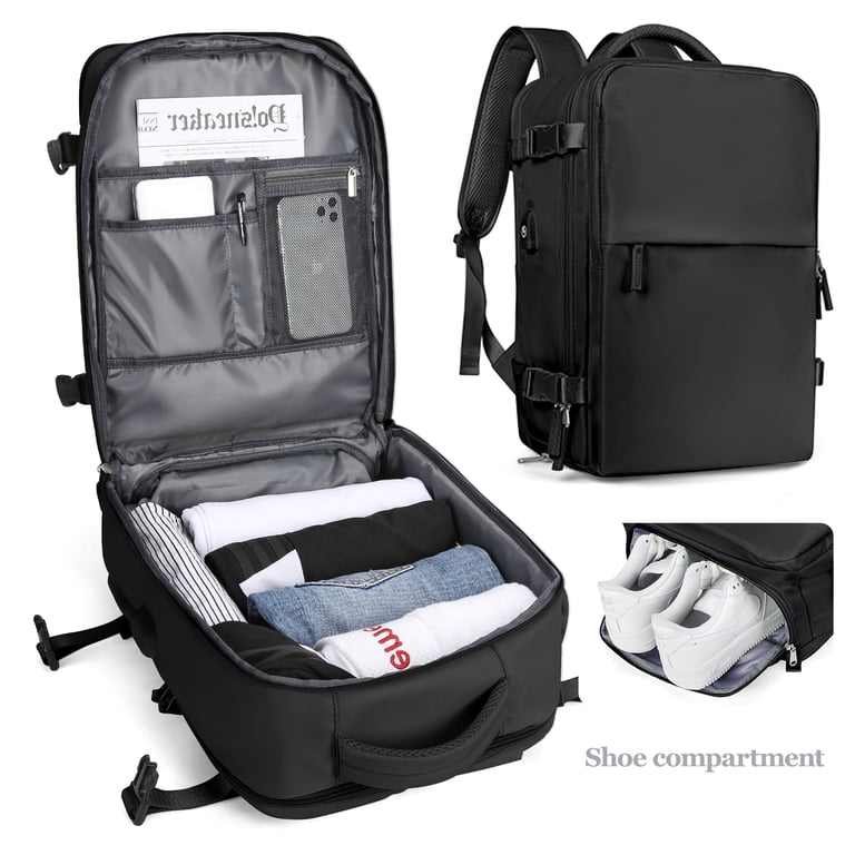 HYC00 Laptop Backpack, Waterproof Travel Bag with USB Port  display picture 1