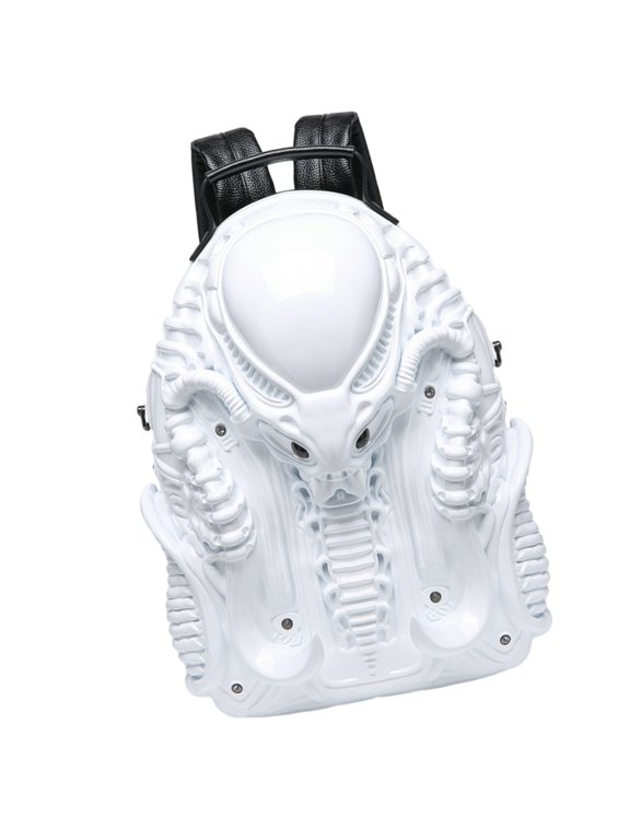 Travel Backpack Xenomorph Shaped Backpack Casual Daypacks Novelty Backpack Student School Bag for Everyday
