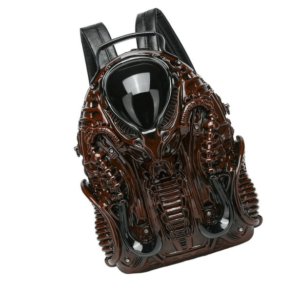 Travel Backpack Xenomorph Shaped Backpack Casual Daypacks Novelty Backpack Student School Bag for Everyday