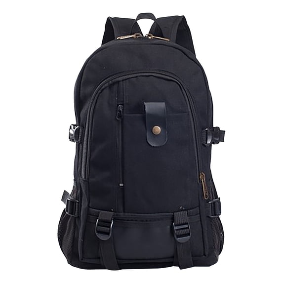 Travel Backpack for Men Made of Dacron with Computer Compartment, Adjustable Shoulder Chest Waist Straps, Large Capacity Interior Pouches