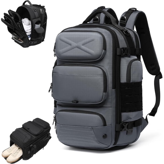 Travel Backpack for Men, Travel Backpack Carry on Flight Approved, Waterproof Expandable Extra Large Backpack