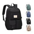 thumbnail image 1 of Travel Backpack for Men and Women, Water Resistant College Bookbag, Lightweight School Carry On Back Pack(Black), 1 of 9