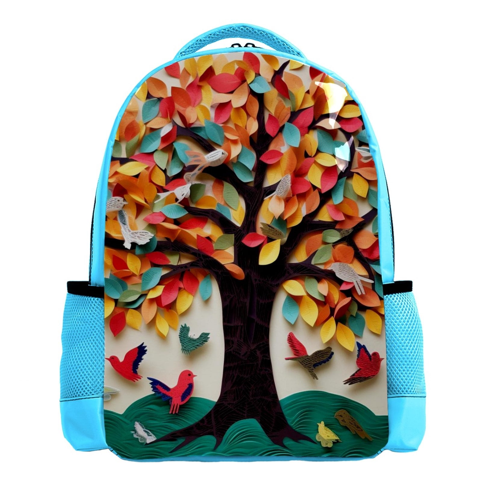 Travel Backpack for Women,Art Painting Tree Fruit Leaves Backpack for ...