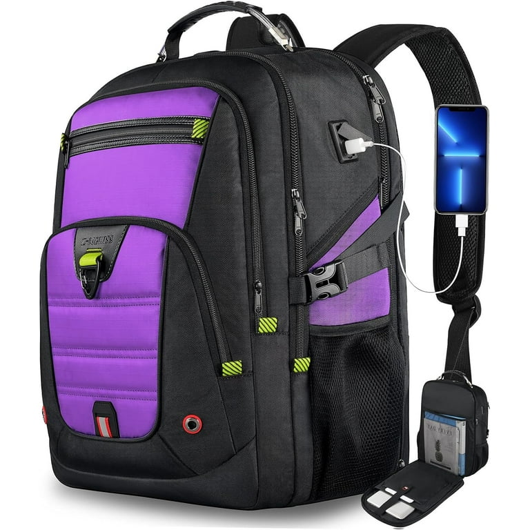 Travel Backpack for Women Extra Large Laptop Backpack Waterproof Anti Theft Backpack 17.3 Inch with USB Port Walmart