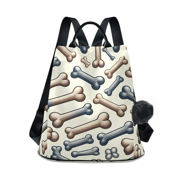 Travel Backpack for Women Large Capacity College Bags Multi-pocket Casual Daypacks 15 Inch Hand Drawn Whale Stars Dog Bone