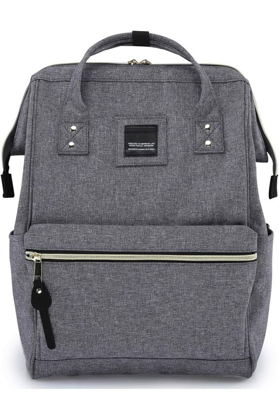 Travel Backpack with USB  Port 15.6 Inch  Work Bag for Women&Men College (USB Gray)