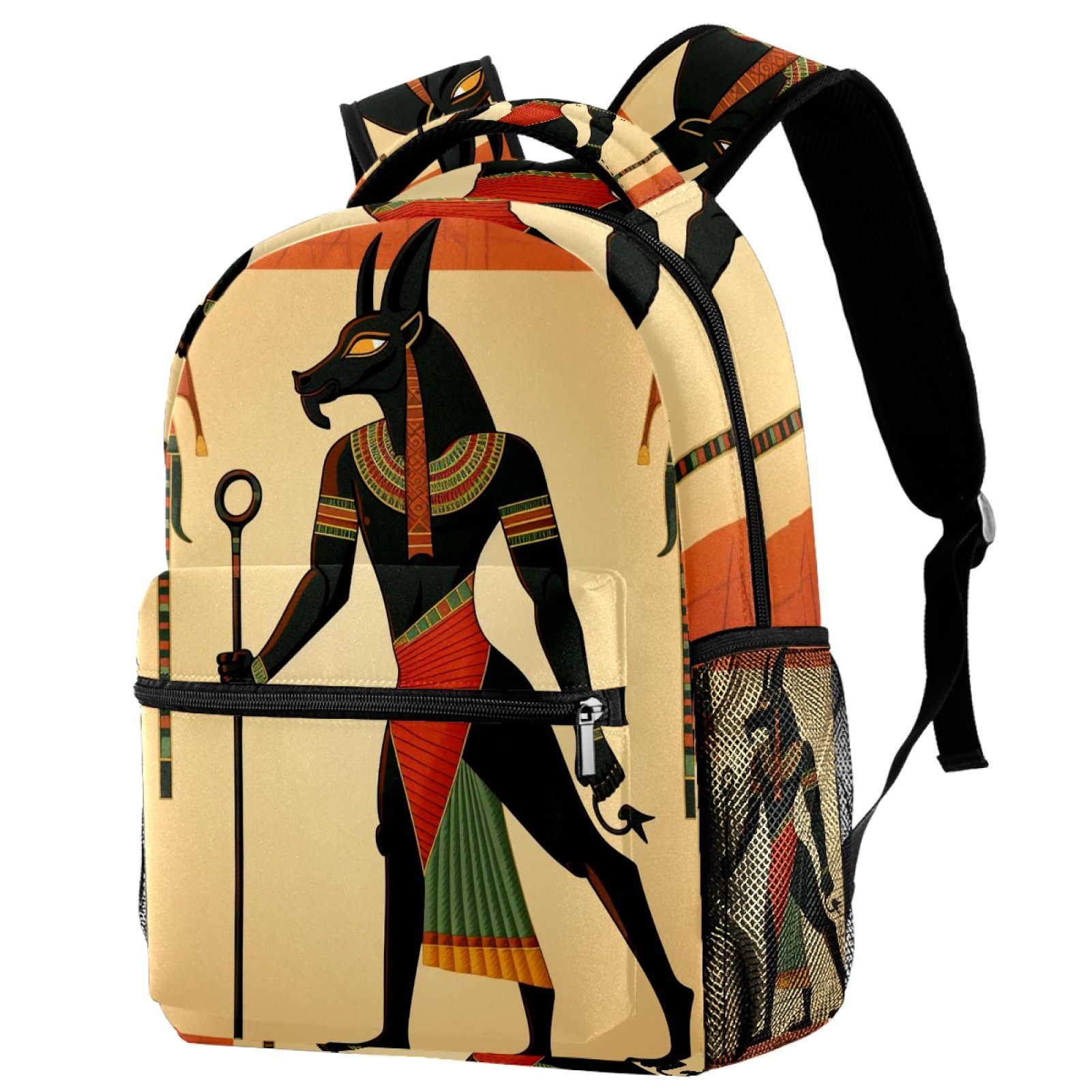 Travel Backpacks for Women,Ancient Egyptian Ethnic Soldier Mens Backpack
