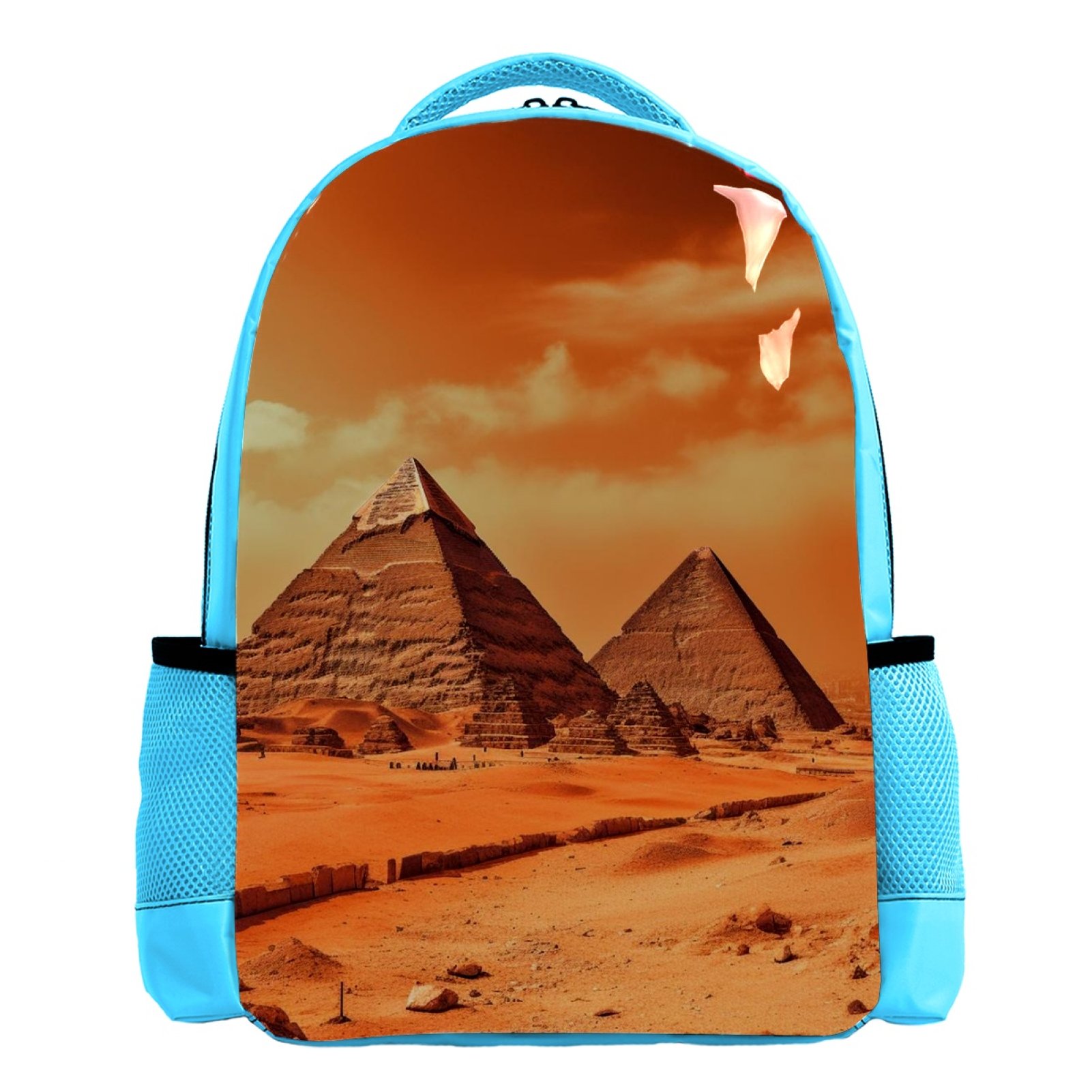 Travel Backpacks for Women,Ancient Egyptian Pyramid Mens Backpack