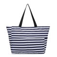 thumbnail image 1 of Travel Bag Beach Bag Stripe Handbag Gym Bag Large Capacity Fitness Bag, 1 of 15