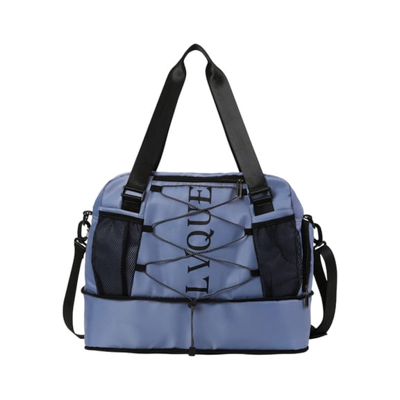 Travel Bag Fitness Bag Gym Bag Letter Print Sport Bag Large Capacity Overnight Bag Simple Training Bag Weekender Bag