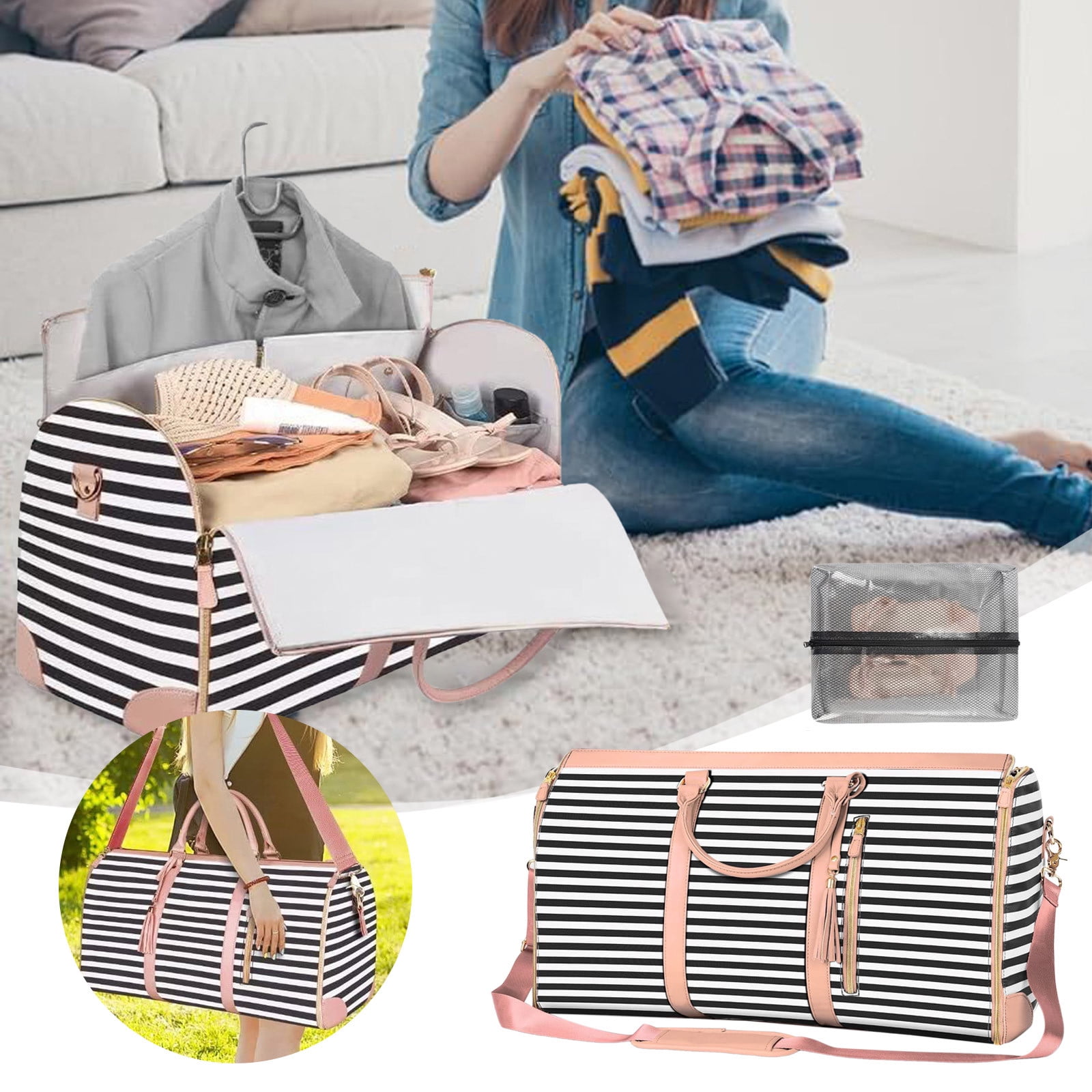 Travel Bag Garment Bag Roll Up Garment Bag Garment Bag That Turns Into