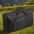 thumbnail image 1 of Travel Bag Large Storage Bag Multi-Purpose Duffel Bag Travel Bag for Camping Moving Storage, Extra Large Capacity, Foldable Design, Waterproof Oxford Cloth, Black Color, Portable and Space-Saving, 1 of 6