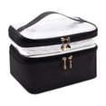 thumbnail image 1 of Travel Bag Organizer | Waterproof Storage Bag Makeup Organizer for Women, Travel Accessories for Trip, Cosmetic Organizer Black, 1 of 6