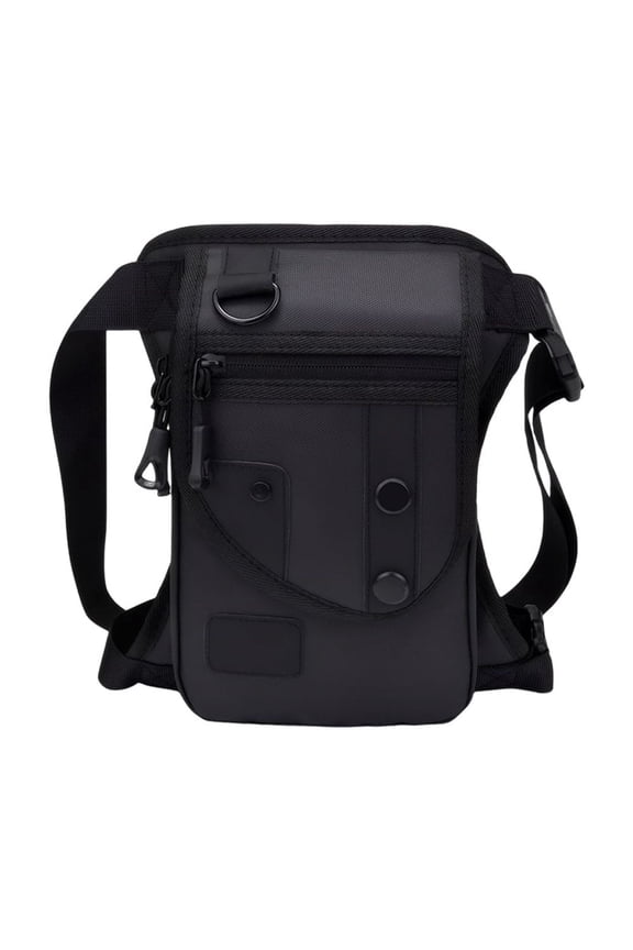 Travel Bag, Outdoor Travel Waist Bag Breathable Cycling Leg Bag Lure Fishing Bag (Black)