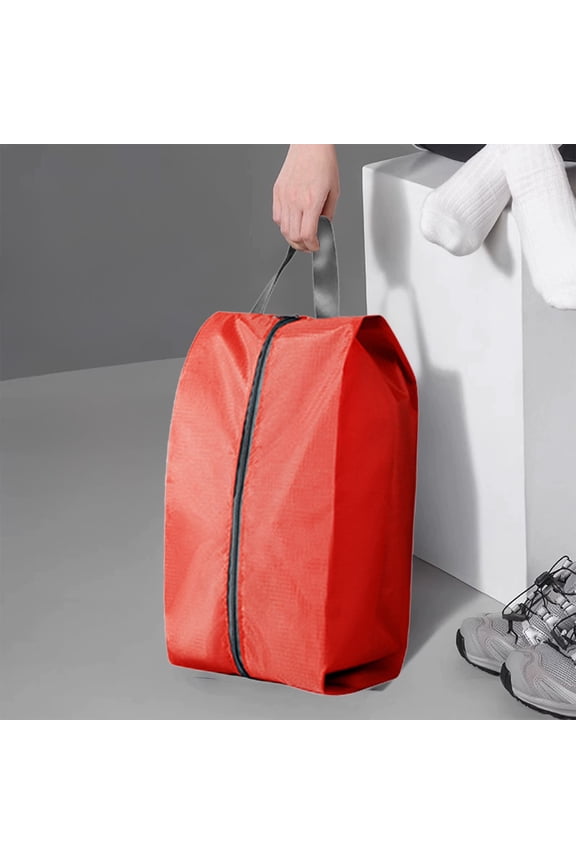 Travel Bag Storage Organizer, Water Repellent Polyester, Foldable Portable Design, Large Capacity for Shoes Clothes Items, Handheld Laundry Pouch, Topliu