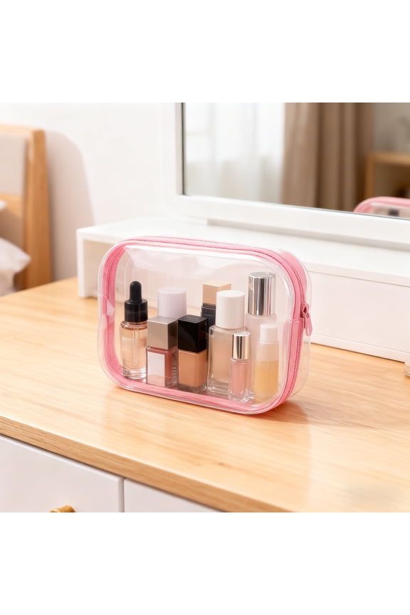 Travel Bag Storage Set, Expandable Compression Organizer, Water-resistant Abs Material, Modular Luggage Packing Sy, Pink Travel Accessories, Topliu