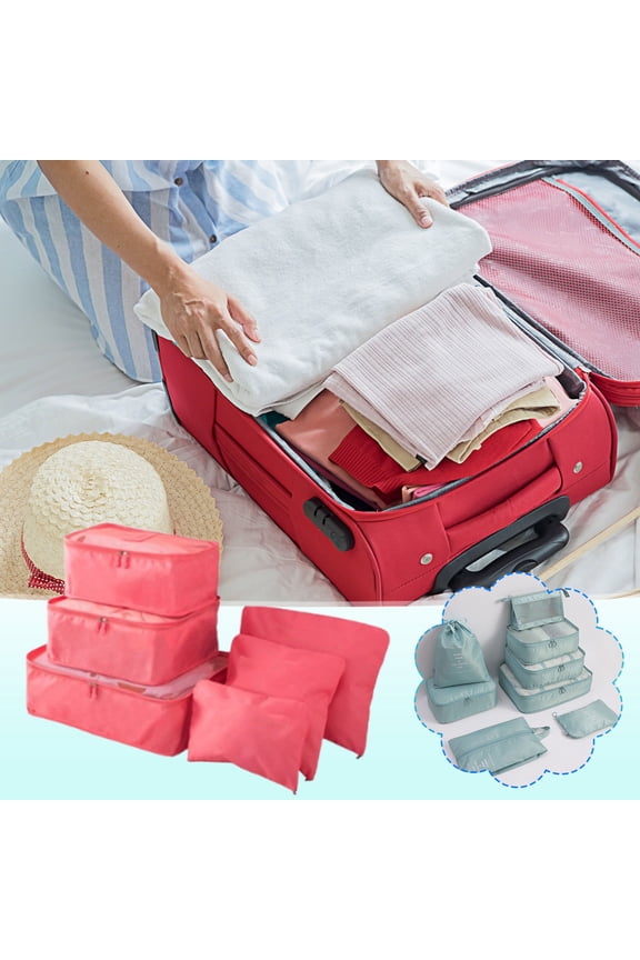 Travel Bag Storage Set, Multifunctional Organizer, Durable Polyester, Expandable Capacity, Stylish Minimalist, Business Travelers, Everyday Use, Travel Essentials TOPLIU