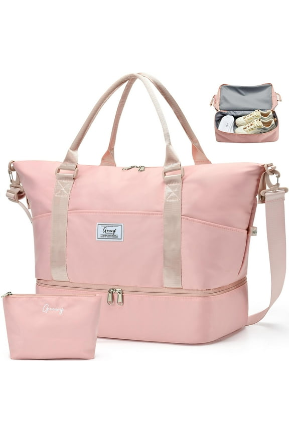 Travel Bag Weekender Bags for Women Overnight Duffel Bag with with Shoes Compartment and Wet Pocket