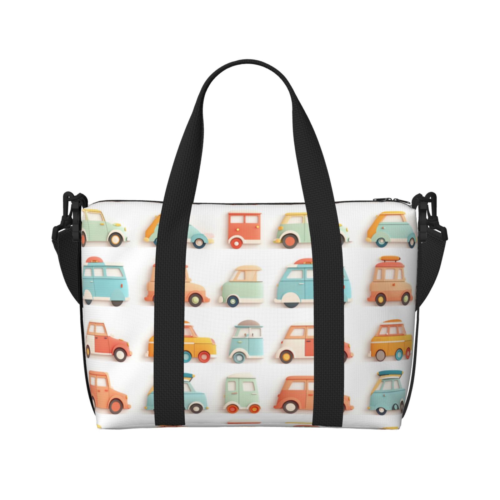 Travel Bag, cute cartoon SUV RV Carry On Duffle Bags Overnight ...